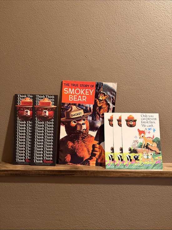 Other - The True Story Of Smokey Bear Comic Book Vintage Original 1969 and Extras